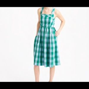 Jcrew Gingham sundress size 12